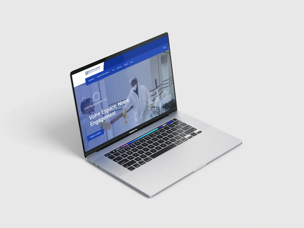Formulaire de réservation pour les services de nettoyage de Mister Cleany.